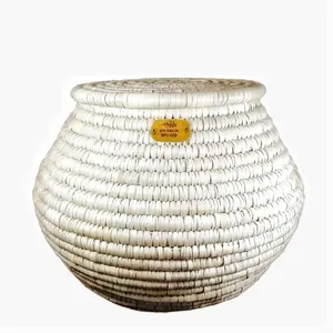 سطل حصیری مدل خمره ای کد big