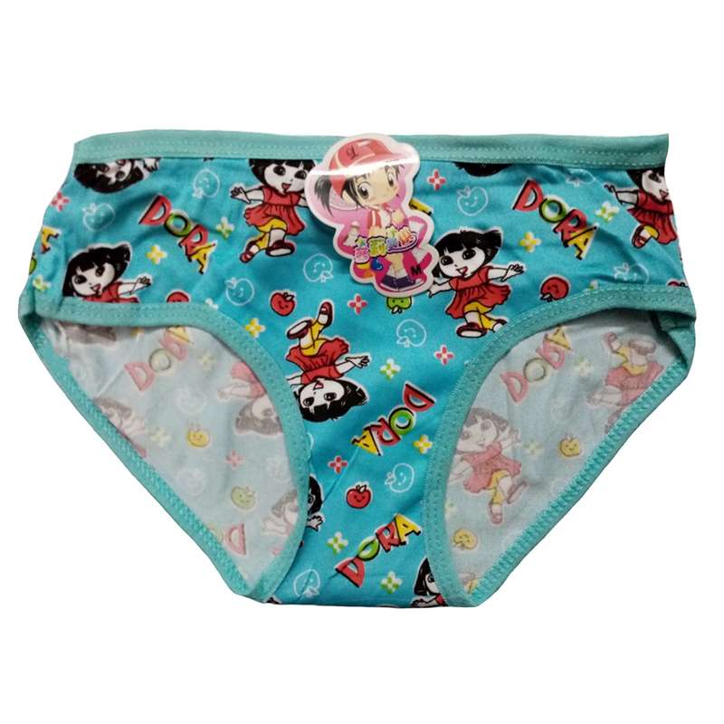 شورت دخترانه مدل عروسک رنگ آبی