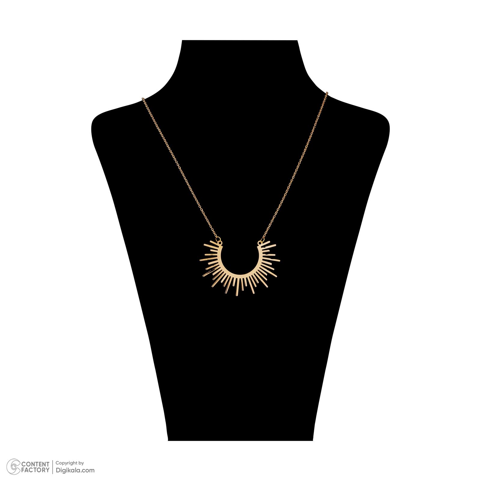 گردنبند طلا 18 عیار زنانه گلدم مدل PE-3090049 -  - 3