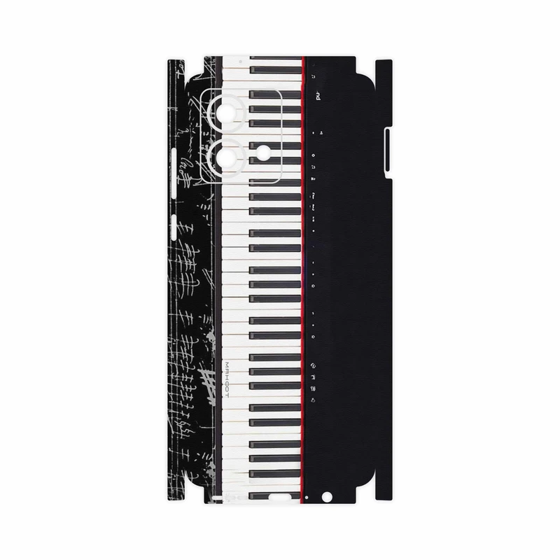 برچسب پوششی ماهوت مدل Piano_Instrument-FullSkin مناسب برای گوشی موبایل موتورولا Moto G84