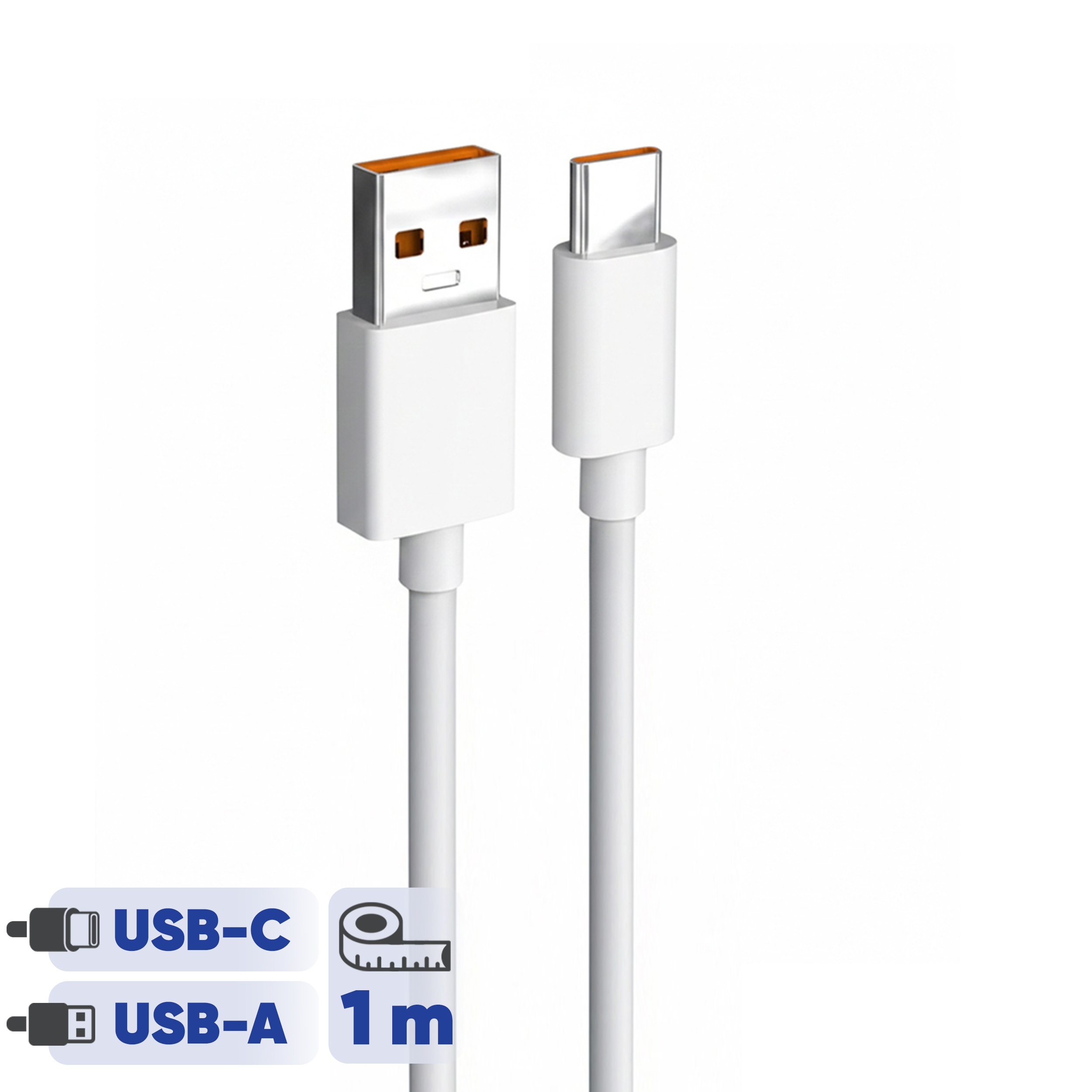 کابل تبدیل USB به USB-C شیائومی مدل 5 سوپر فست طول 1 متر