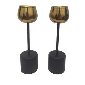 جاشمعی مدل لاله پایه استوانه مجموعه دو عددی