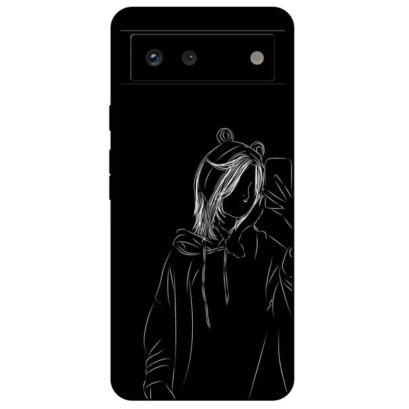 کاور مگافون طرح دخترانه مدل 1841 مناسب برای گوشی موبایل گوگل Pixel 6A