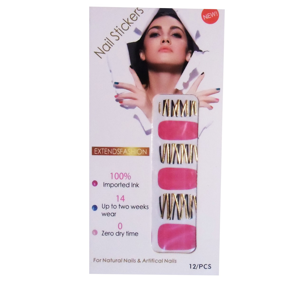 استیکر طراحی ناخن مدل 17