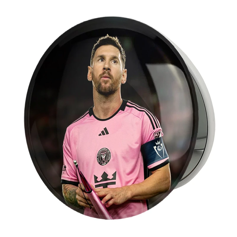 آینه جیبی خندالو طرح لیونل مسی مدل تاشو کد 36454