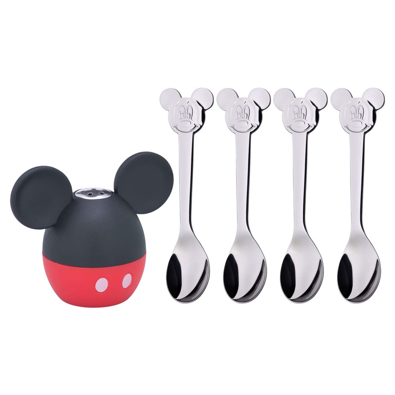 ست نمکدان و قاشق دبلیو ام اف مدل Mickey Mouse بسته 5 عددی 