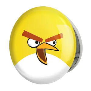 آینه جیبی خندالو طرح چاک پرندگان خشمگین Angry Birds مدل تاشو کد 13854 