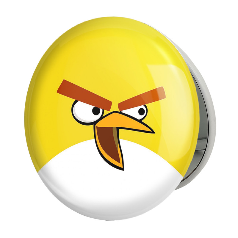 آینه جیبی خندالو طرح چاک پرندگان خشمگین Angry Birds مدل تاشو کد 13854 