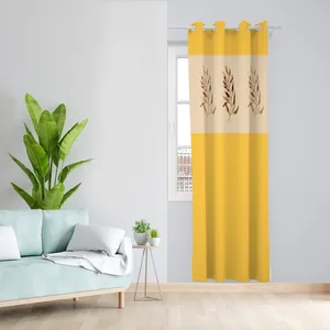 پرده طرح گندم مدل مخمل پانچی کد 4813 z سایز 140x200 سانتی متر