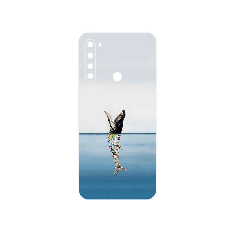برچسب پوششی ماهوت مدل Collage of Sea Trash مناسب برای گوشی موبایل شیائومی Redmi Note 8 2021