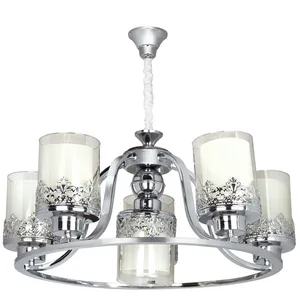    لوستر شش شعله چشمه نور کد N2663/5+1-C