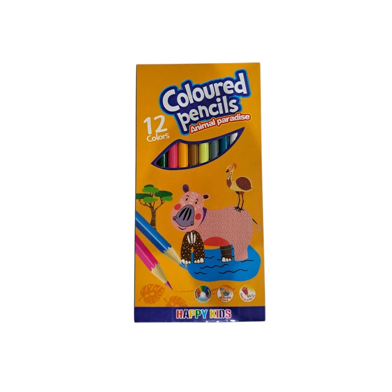 مداد رنگی 12 رنگ مدل حیوانات کد ۱۰۰۸