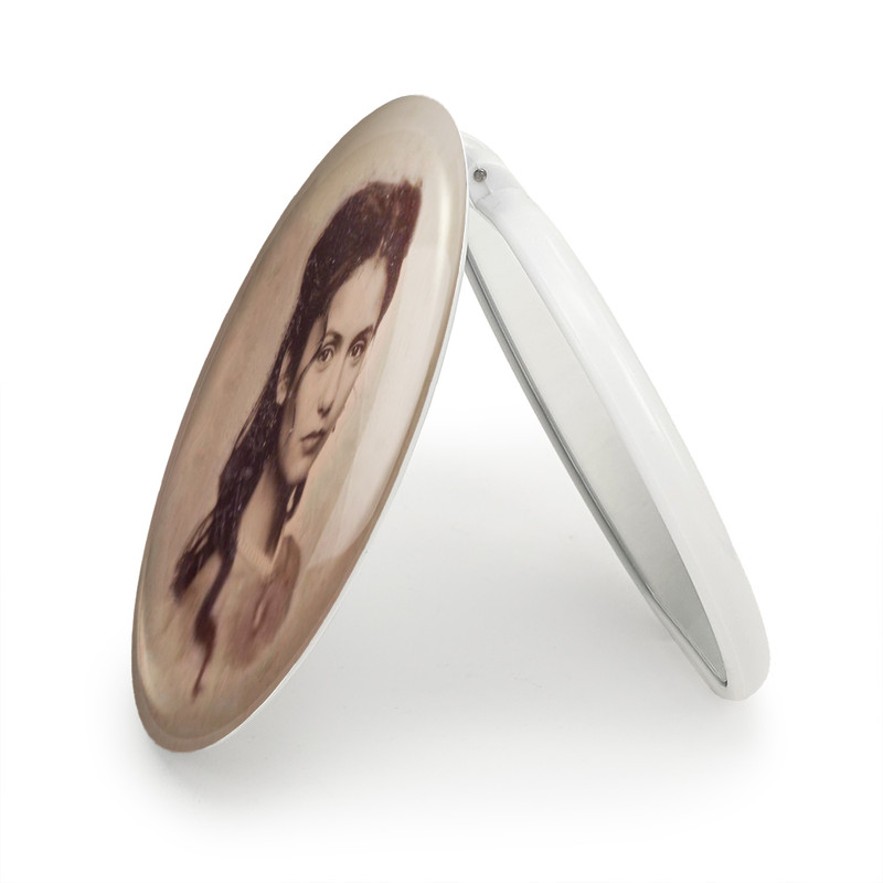 آینه جیبی خندالو طرح کاترین پیرس خاطرات یک خون آشام The Vampire Diaries مدل تاشو کد 20258