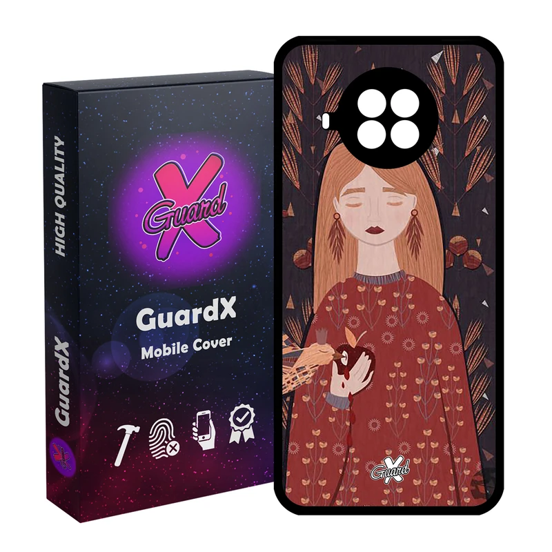 کاور گارد ایکس طرح دختر مدل Glass10413 مناسب برای گوشی موبایل شیائومی Mi 10T Lite / Mi 10I 5G / Redmi NOTE 9 PRO 5G