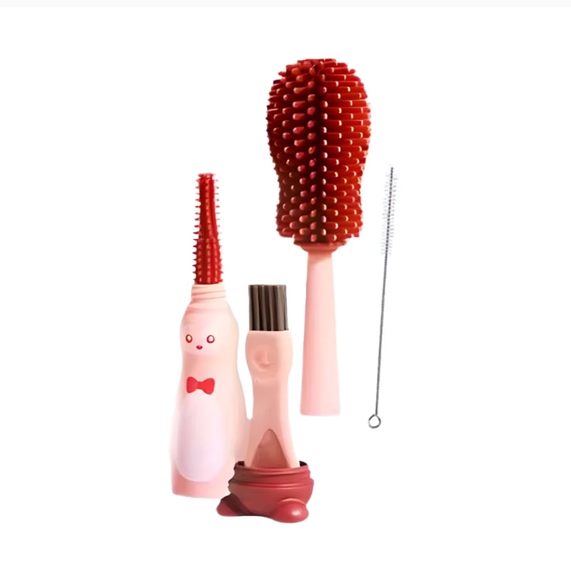 برس شیشه شوی طرح پنگوئن کد ۵۰۰ مجموعه ۴ عددی