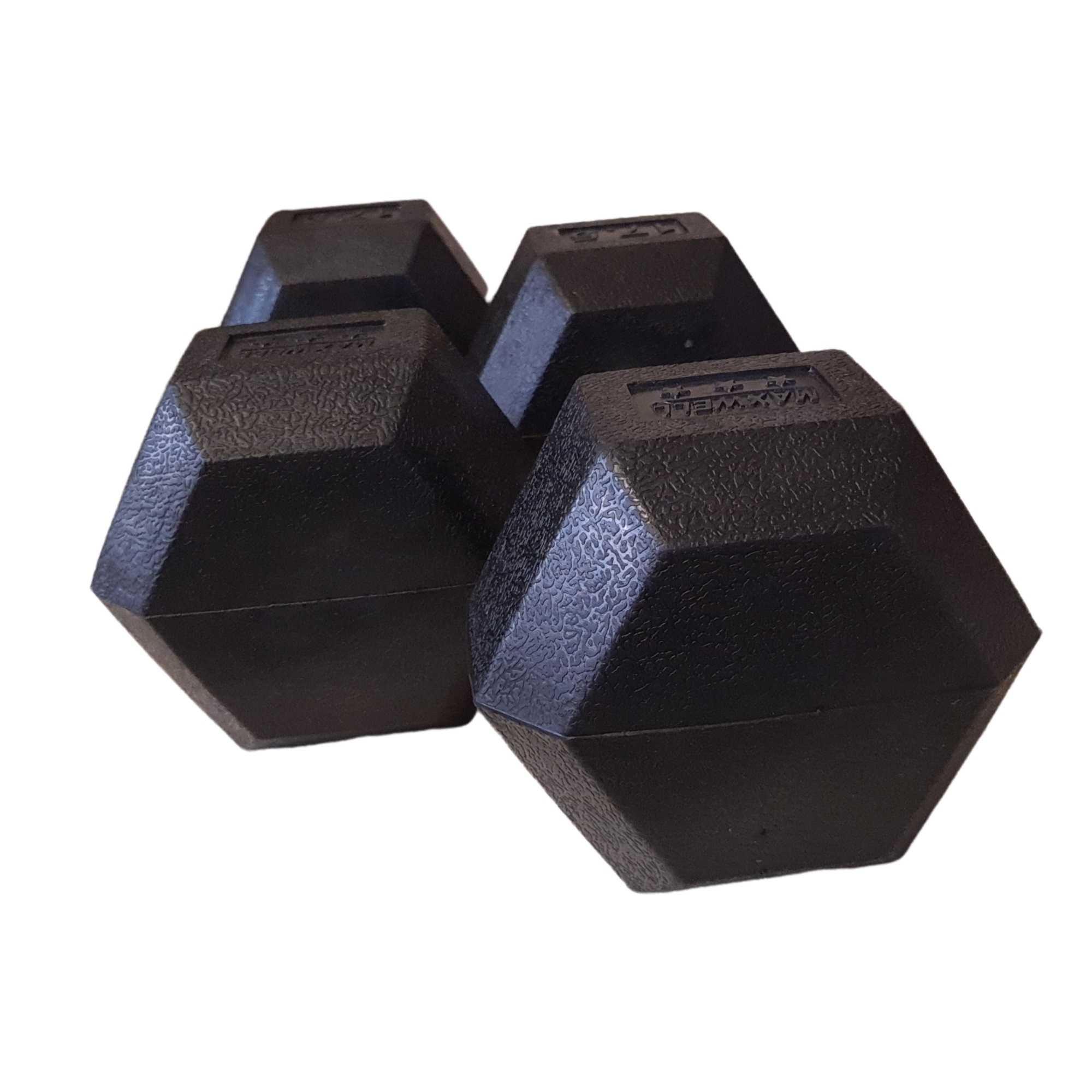 دمبل وزنه پویا مدل مکسول چرم وزن 20 کیلوگرم بسته 2 عددی