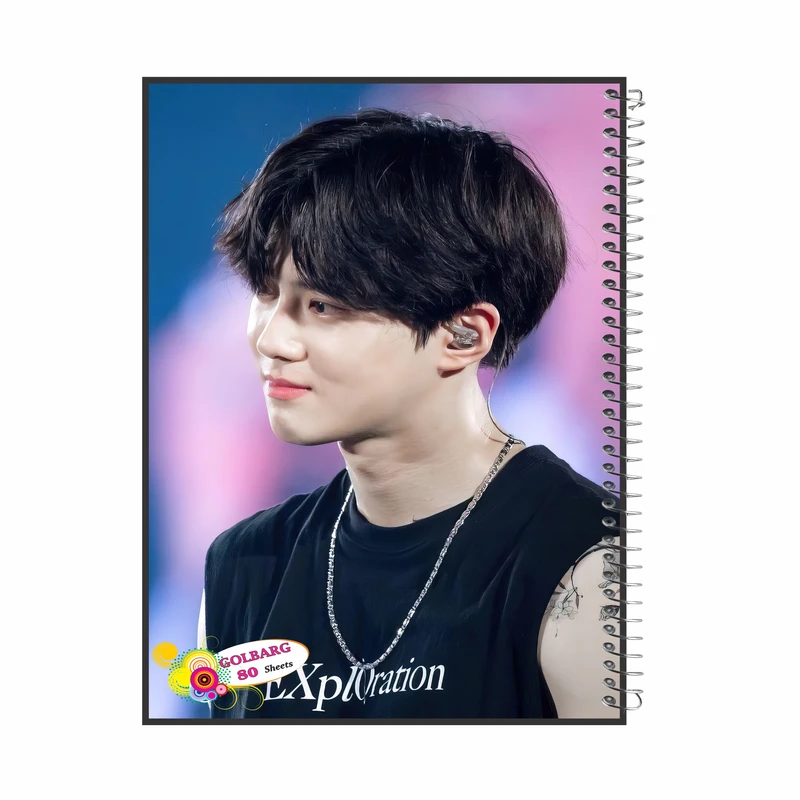 دفتر مشق 80 برگ گلبرگ مدل EXO کد 51