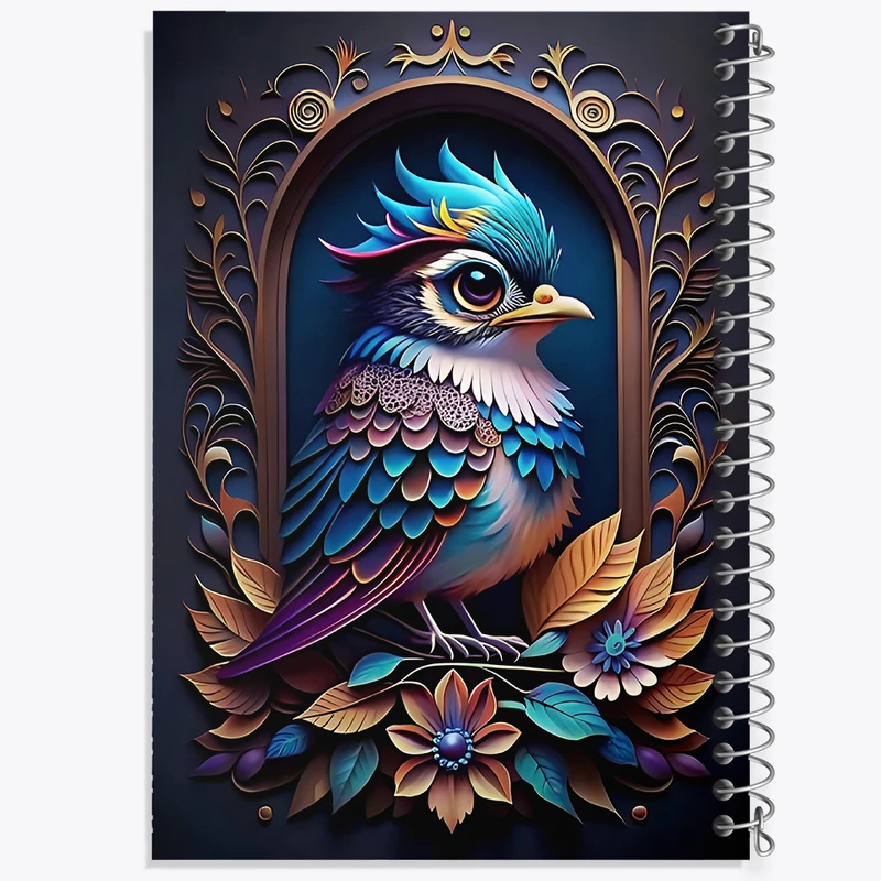 دفتر ژورنال نویسی 50 برگ خندالو مدل نقطه ای طرح جوجه کد F7764