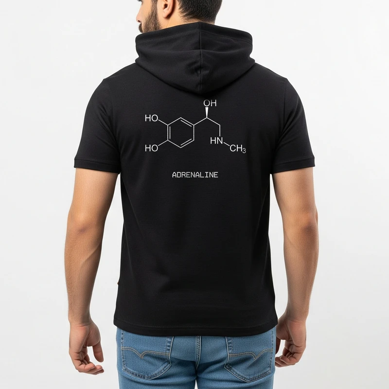 تی‌شرت کلاه‌دار آستین کوتاه مردانه مدل 14040406