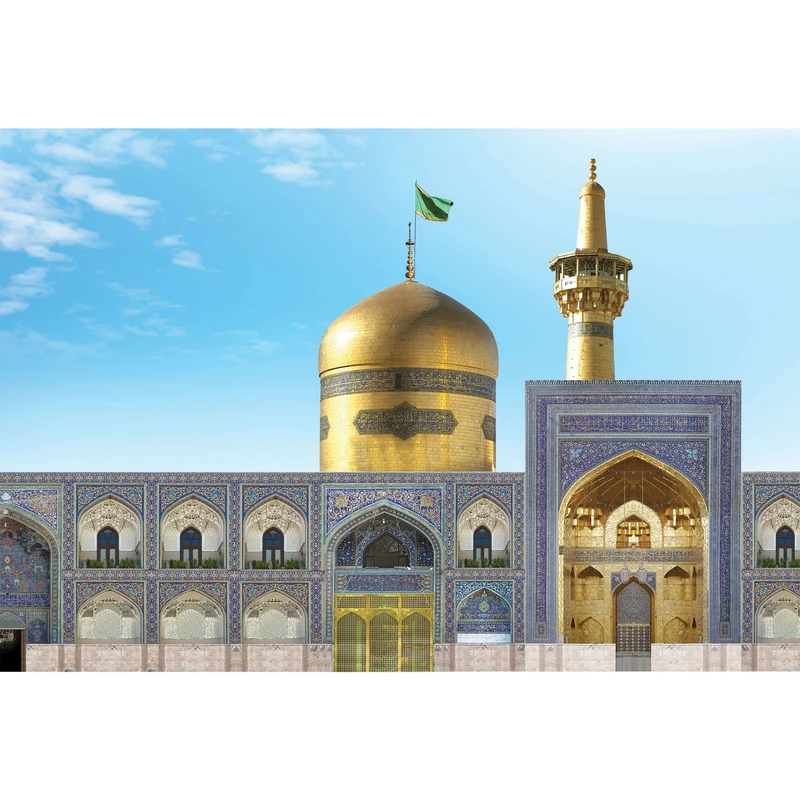 تابلو شاسی مدل گنبد و بارگاه علی بن موسی رضا T4937