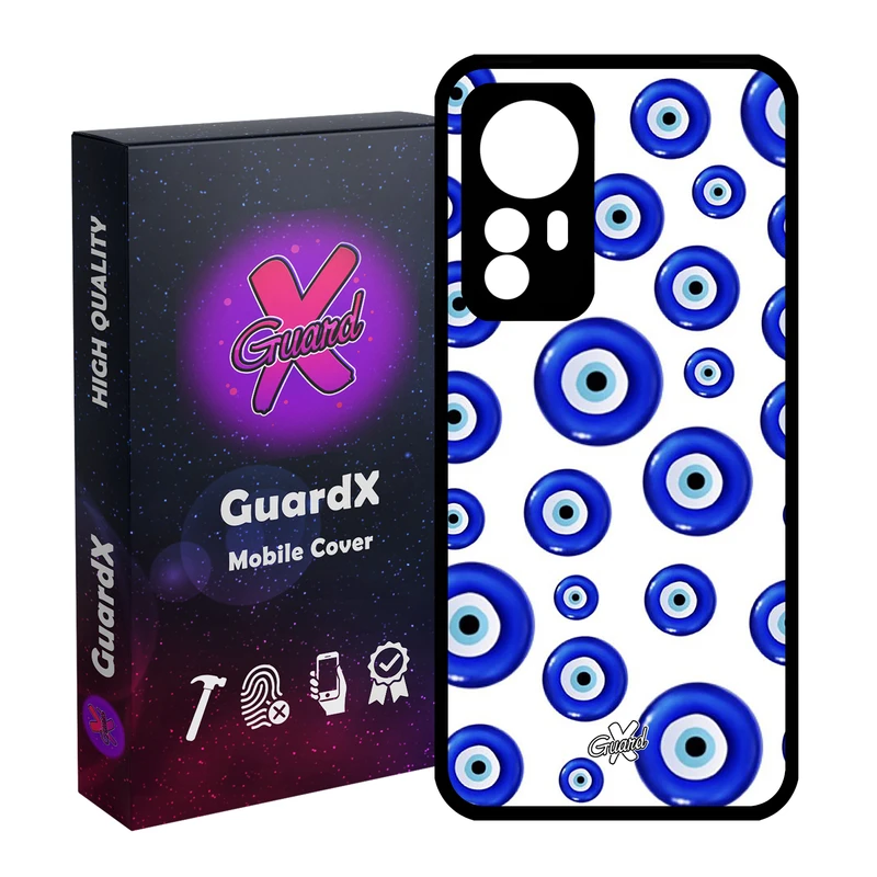 کاور گارد ایکس طرح چشم نظر مدل Glass10432 مناسب برای گوشی موبایل شیائومی Redmi Note 12S