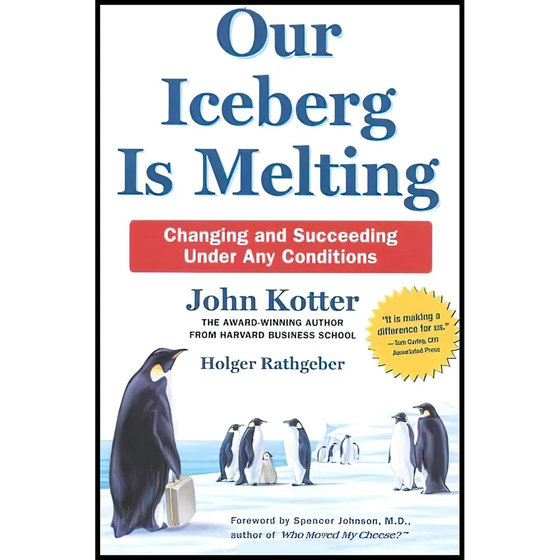 کتاب Our Iceberg Is Melting اثر John P. Kotter and Holger Rathgeber انتشارات Macmillan 