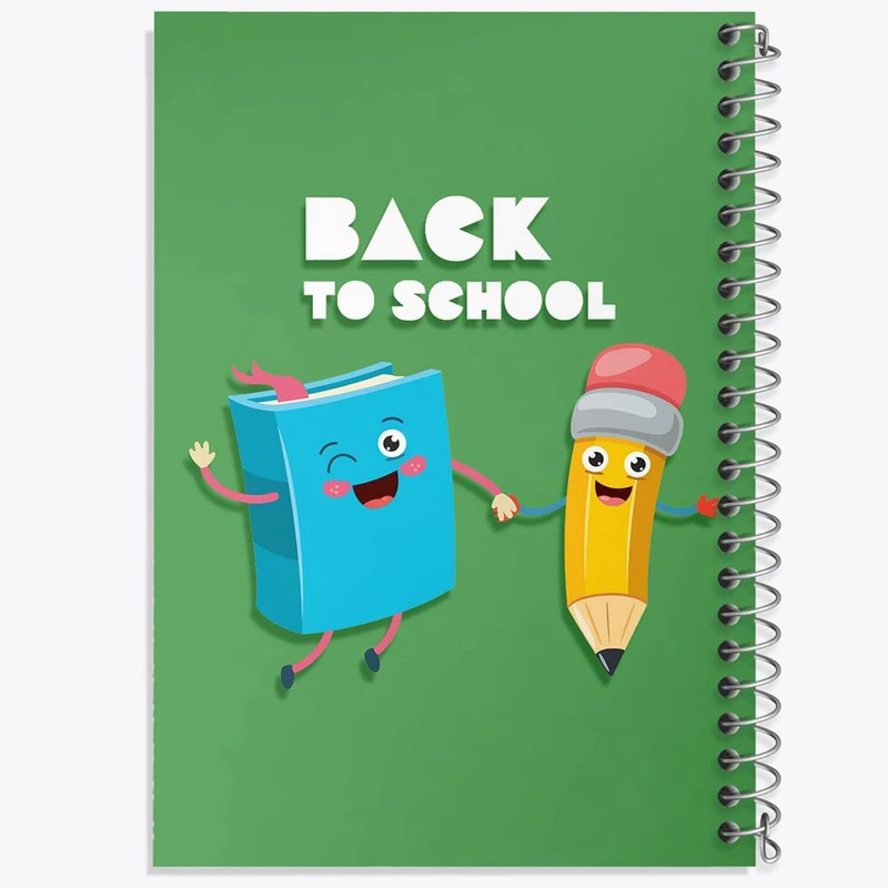 دفتر مشق 100 برگ خندالو طرح بازگشت به مدرسه کد 30030