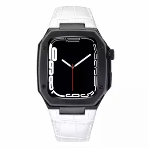 بند مدل New Lux White مناسب برای اپل واچ 44 میلی متری