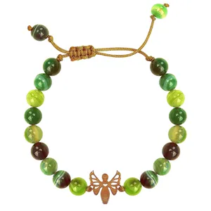 دستبند نقره زنانه ماچو طرح فرشته کد N    014    