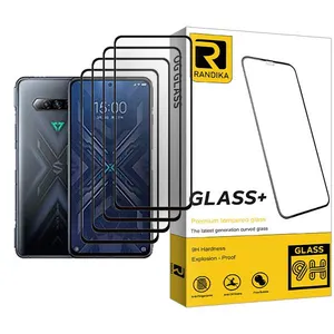 Randika Glass MIX004 Screen Protector For Xiaomi Black Shark 4 Pro Pack Of 4