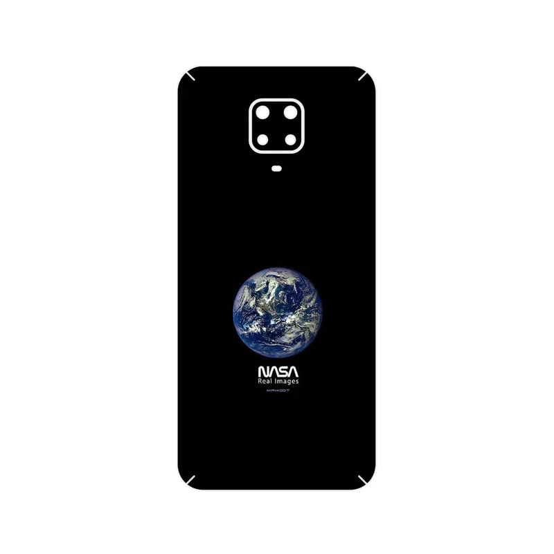 برچسب پوششی ماهوت مدل NASA Home Earth مناسب برای گوشی موبایل شیائومی Redmi Note 9 Pro