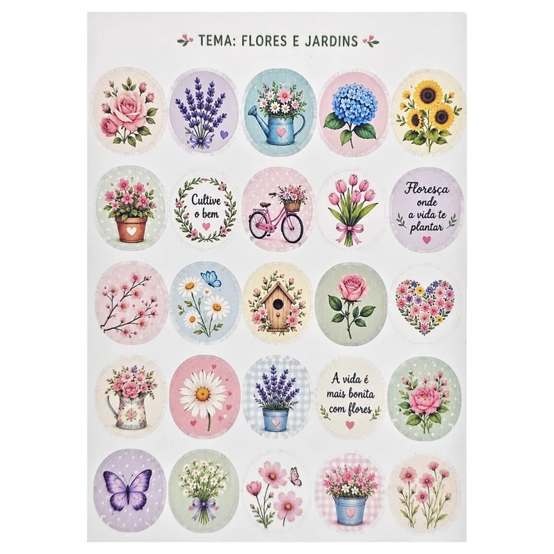 برچسب طرح برش خورده بولت ژورنال مدل Flores A5