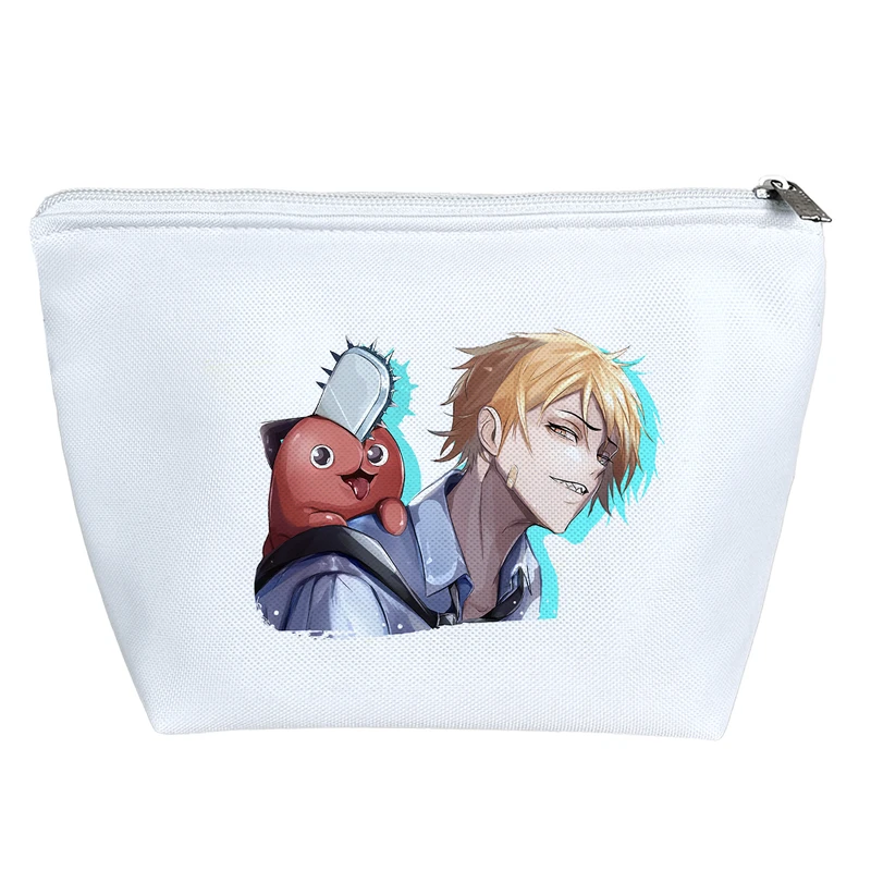 کیف لوازم آرایش دخترانه خندالو مدل دنجی و پوچیتا انیمه مرد اره ای کد 2140