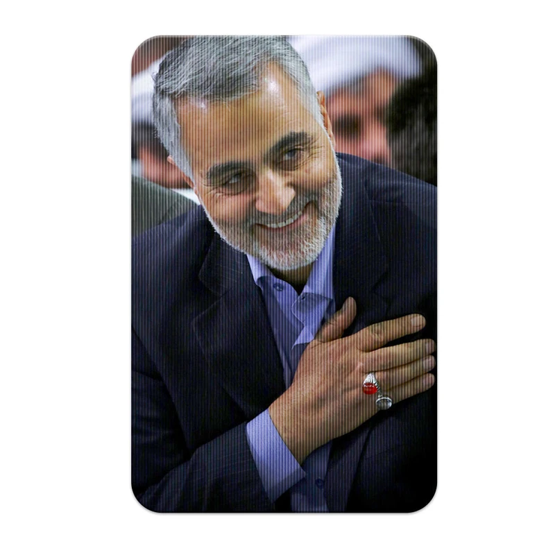 استیکر کارت پرمانه طرح حاج قاسم سلیمانی کد pm3d.4539