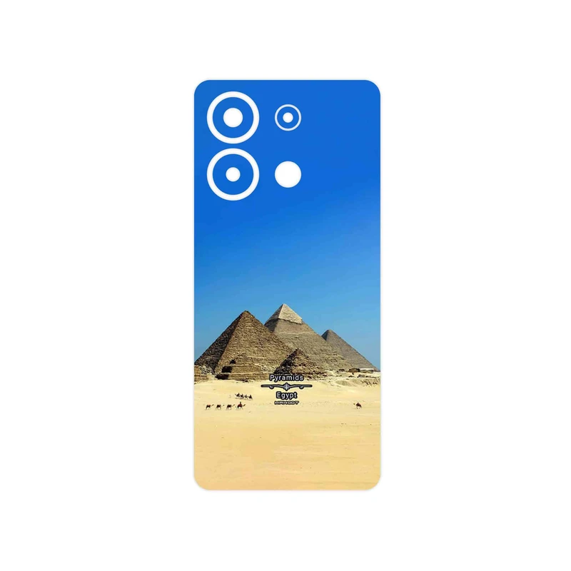 برچسب پوششی ماهوت مدل Pyramids of Egypt مناسب برای گوشی موبایل شیائومی Redmi Note 13 4G