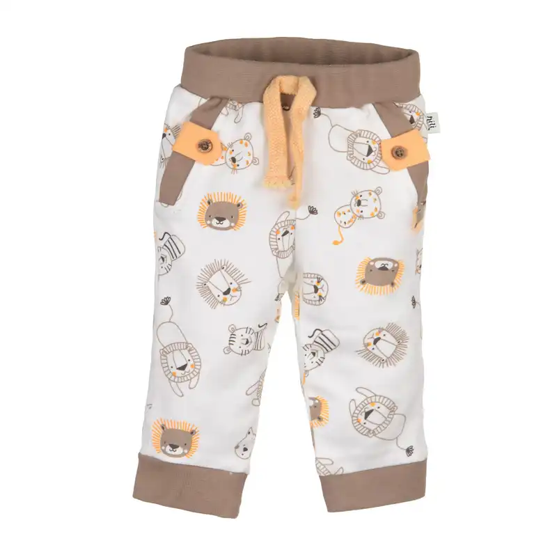 شلوار نوزادی نیلی مدل شیر