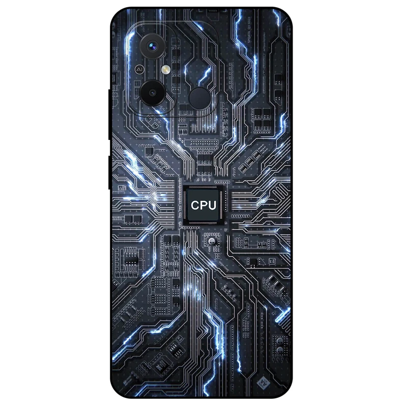 کاور مگافون طرح مدار مدل 8009 مناسب برای گوشی موبایل شیائومی Redmi 12C