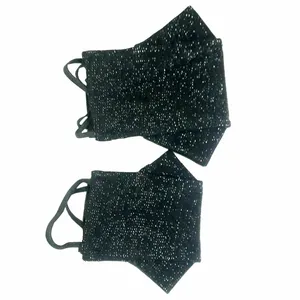 ماسک پارچه ای طرح لمه مجموعه 2 عددی
