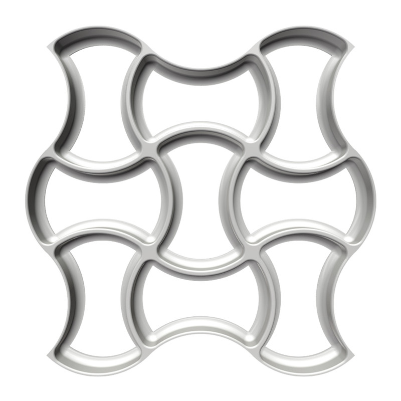 قالب سنگ فرش مدل ST6 طرح موج قالب سنگ فرش مدل ST6 طرح موج