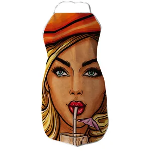 پیش بند آشپزخانه شمسه نگار مدل A5