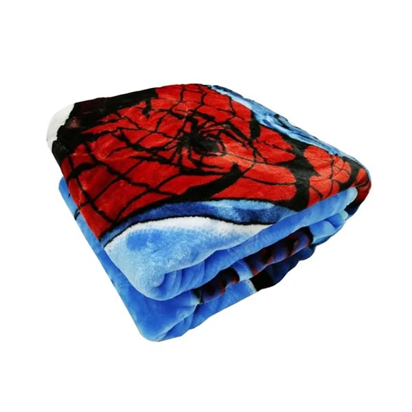 پتو 1 نفر نساجی لاله مهرگان مدل عروسکی طرح اسپایدرمن سایز 210x160x2 سانتی‌متر