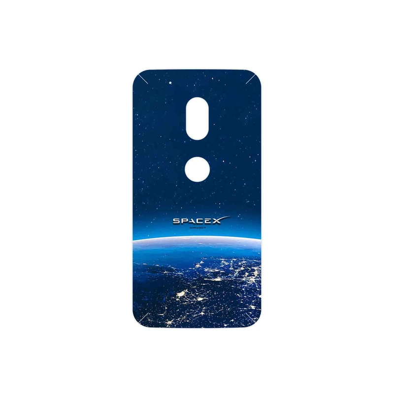 برچسب پوششی ماهوت مدل Space X مناسب برای گوشی موبایل موتورولا Moto G4 Play