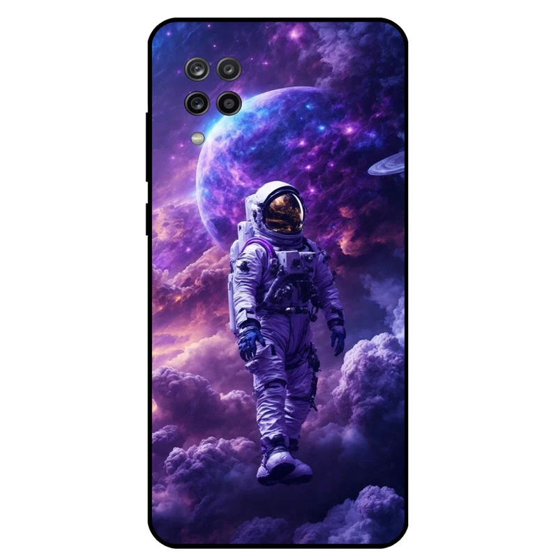 کاور مگافون طرح فضانورد مدل 2822 مناسب برای گوشی موبایل سامسونگ Galaxy M12 / F12       