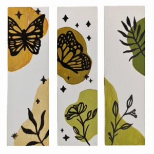 نشانگر کتاب مدل گل و پروانه کد 15 مجموعه سه عددی