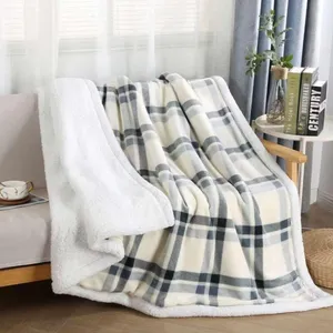 پتو طرح چهارخانه سایز 220×200 سانتی متر