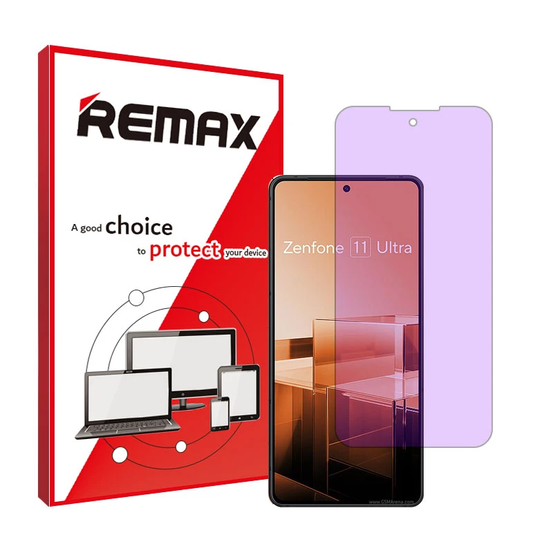 محافظ صفحه نمایش آنتی پرپل ریمکس مدل Resistant مناسب برای گوشی موبایل ایسوس Zenfone 11 Ultra 