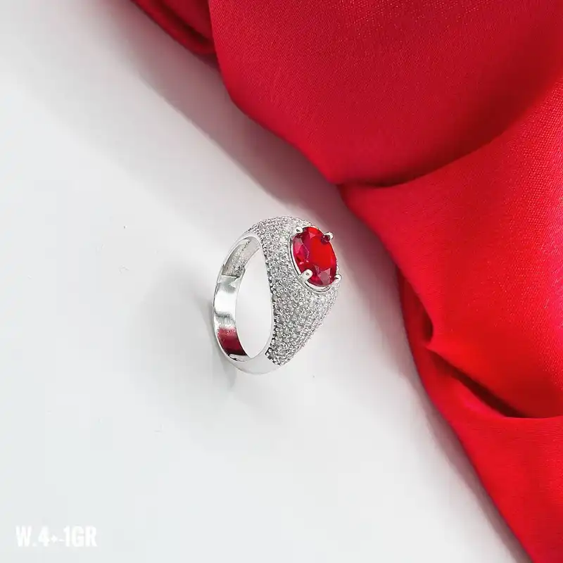 انگشتر نقره زنانه مدل RZZH-072