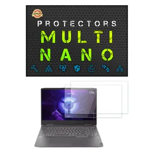 Multi Nano X-S2N Model Transparent Screen Protector For Lenovo LOQ 15IRH8 15.6 inch 2023 Laptop Pack Of 2