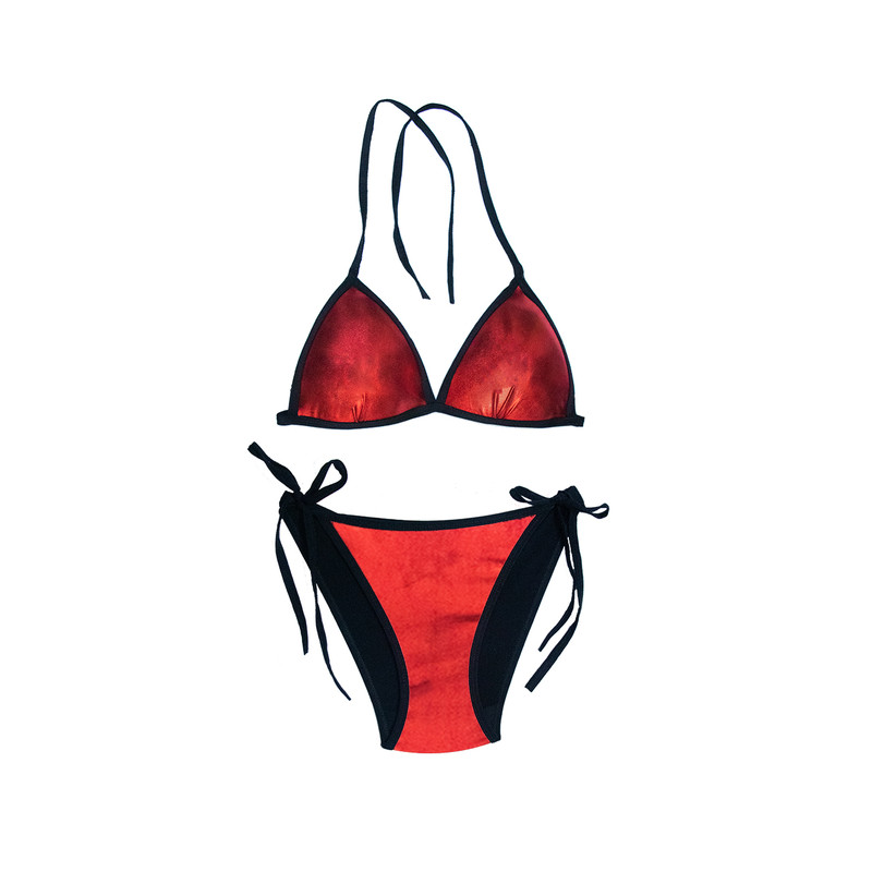 ست شورت و سوتین زنانه کد ۳۰۱ رنگ قرمز