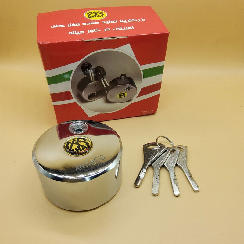 قفل  کتابی سه قاف کد 80